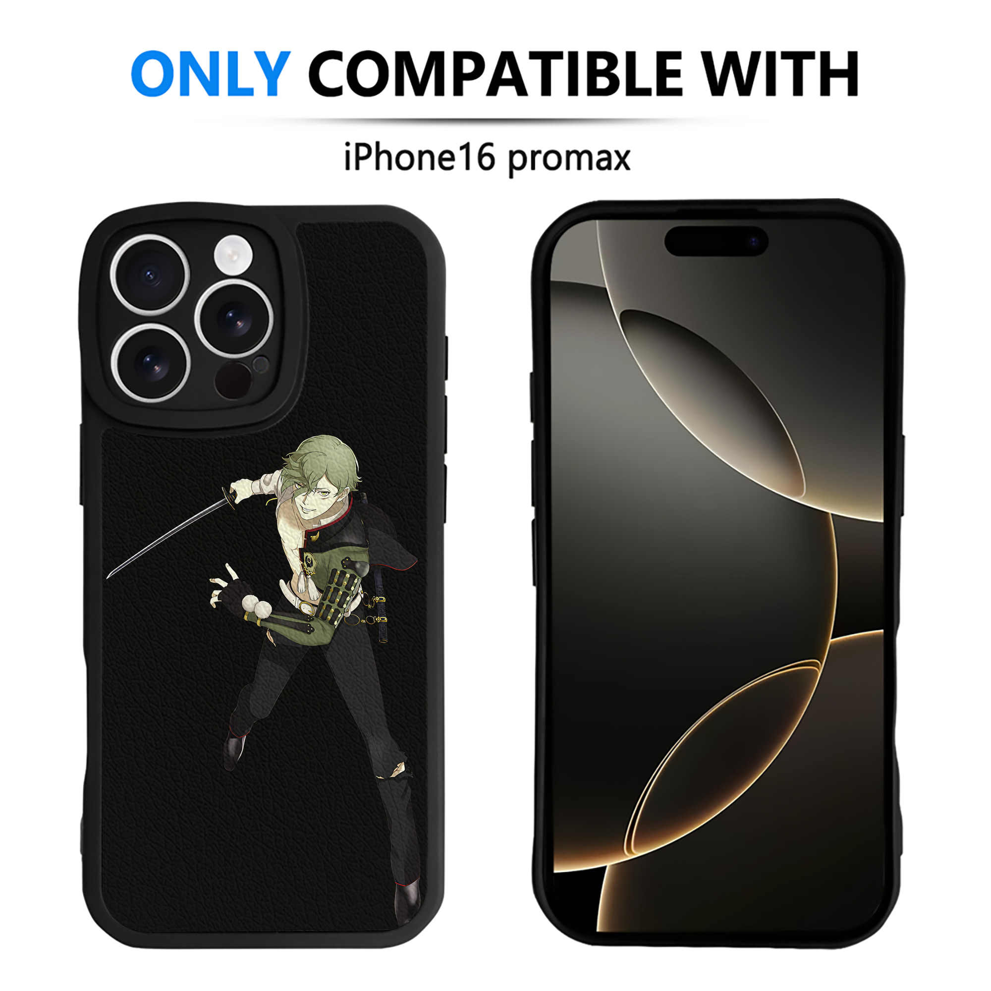 （画像用） 刀剣乱舞 Touken Ranbu 【iPhone 16シリーズ対応】シリコンスマホケース（レザー調） 材質：シリコン